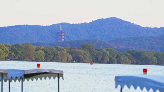 杭州西湖雷峰塔风景