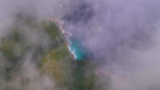 巴厘岛南梦岛海岛风光视频素材模板下载
