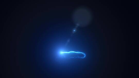 4k蓝色发光粒子拖尾舞动动画素材 (1)