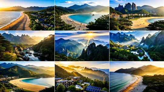 江西上饶市三清山金沙旅游度假区高清在线视频素材下载