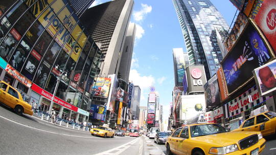 纽约时代广场拍摄视频素材模板下载