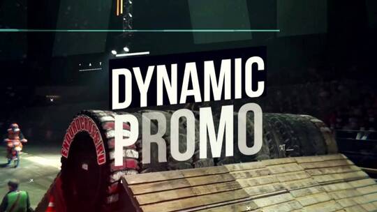 超燃电视节目预告片logo展示揭幕战AE模板