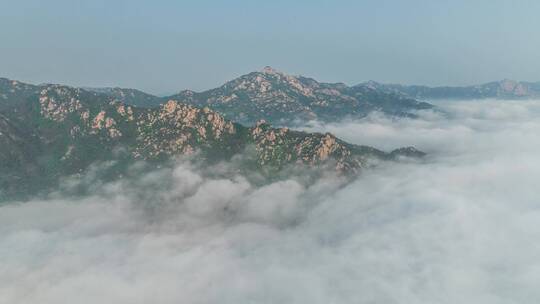 青岛崂山平流雾