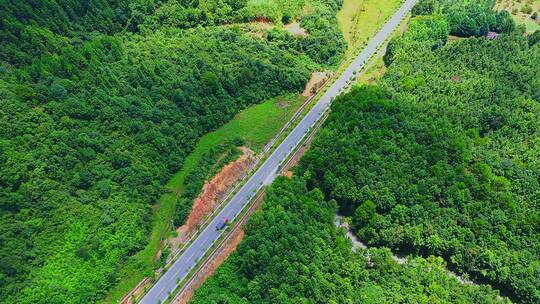 航拍乡村公路