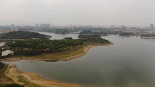 广东东莞松山湖4A景区航拍