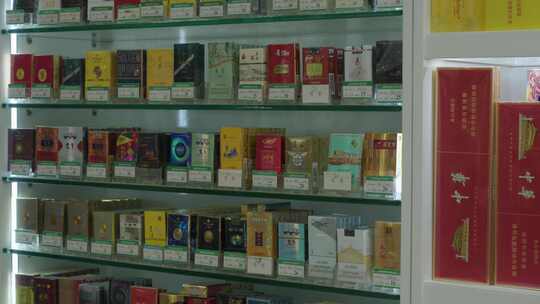 6K小区商店小超市烟酒商品柜【套组】