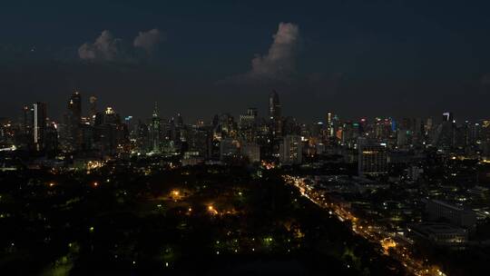 夜晚的城市视频素材模板下载