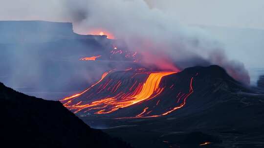 火山岩浆喷发