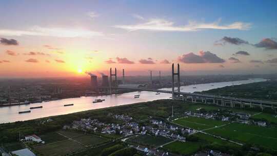 上海闵浦大桥周边工业环境 合集
