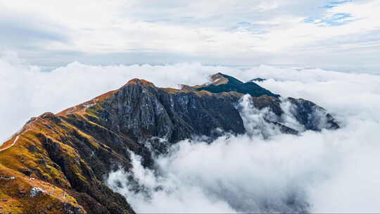 【延时】武功山云海航拍延时