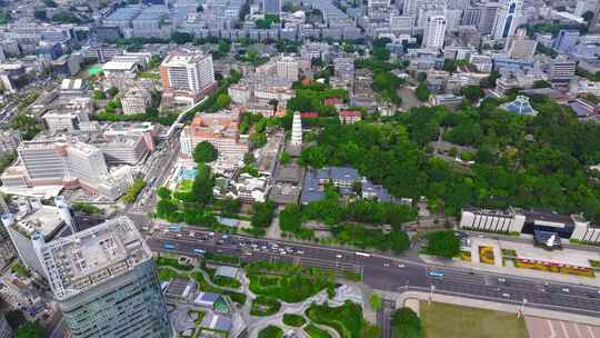 福州 于山风景名胜公园 五一广场