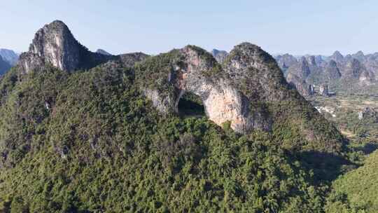 阳朔月亮山景区航拍