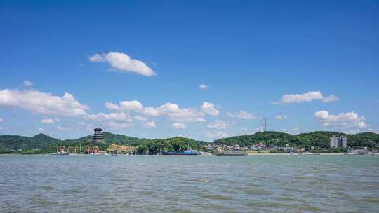 鄱阳湖石钟山水域夏季延时