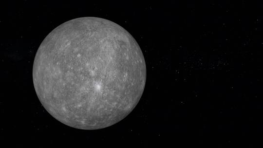 水星星球的特写镜头视频素材模板下载