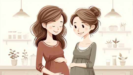 爱与期待两位母亲共同迎接新生命