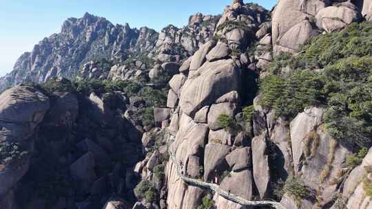 大好河山奇石上饶灵山航拍