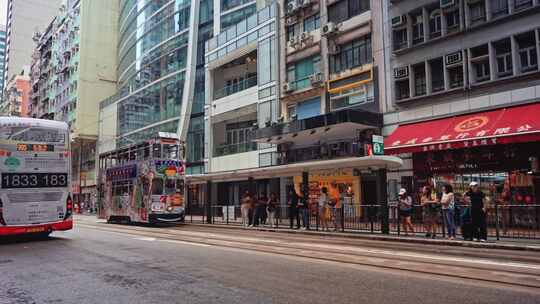 【正版素材】香港城市街道