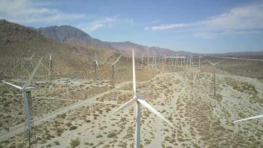 荒野戈壁风力发电