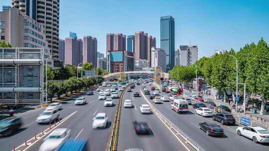 武汉_城市道路车流延时002