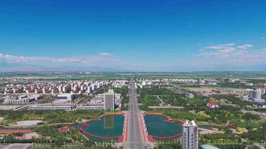 新疆第五师双河市航拍