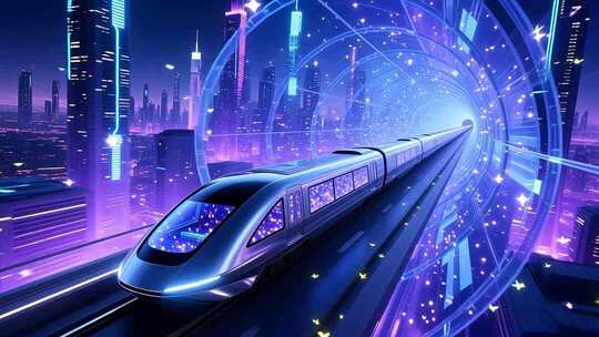 地铁时空隧道穿梭4K