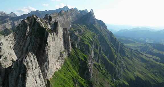 Altenalp Turm，山脉，无人机