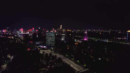 【原创】航拍宁波城市夜景视频素材模板下载