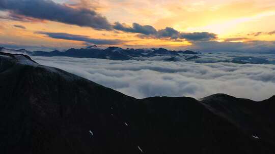 绵阳北川插旗山航拍