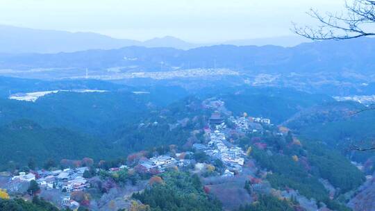 日本吉野山风景