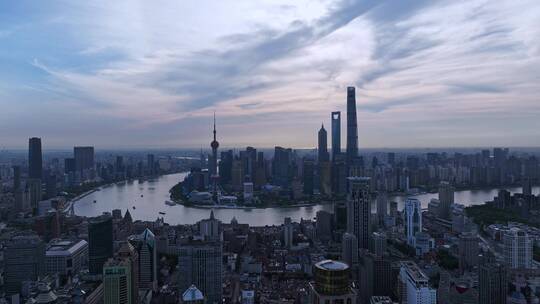 上海天际线延时空镜