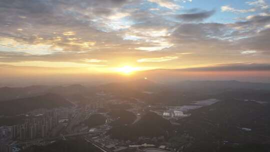 惠州傍晚日落夕阳