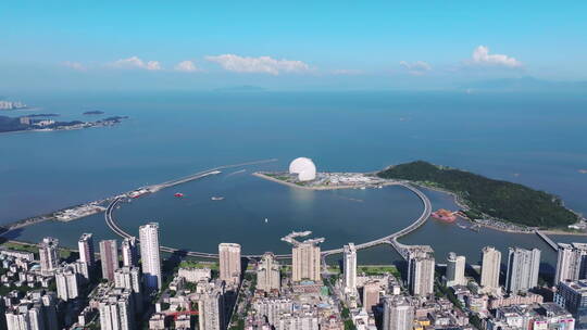 珠海日月贝海上歌剧院贝壳建筑