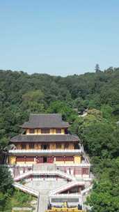 竖版视频湖北鄂州市西山风景区古灵泉寺