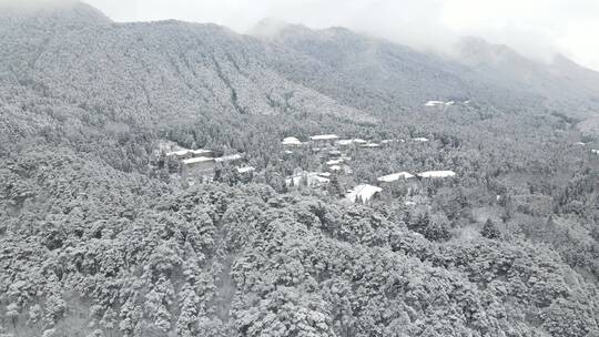 庐山大雪航拍4K