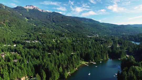 Lake Alta，森林山加拿大