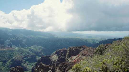 考艾岛，景观，山脉，风景