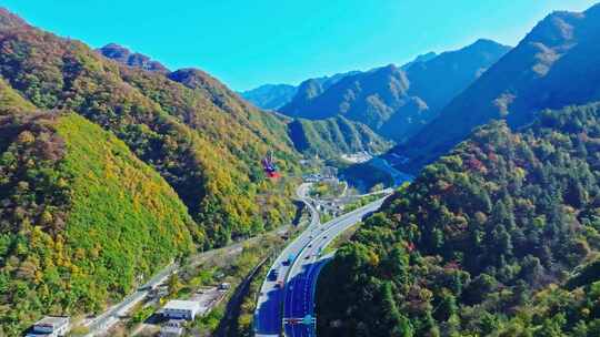 秦岭秋景