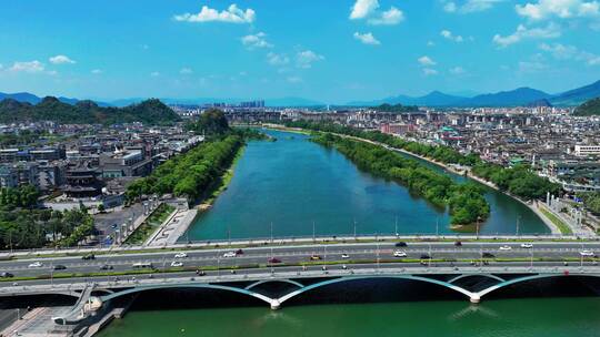 视频合集延时航拍桂林解放桥
