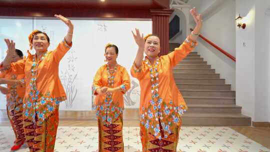 印尼东南亚舞蹈视频素材模板下载