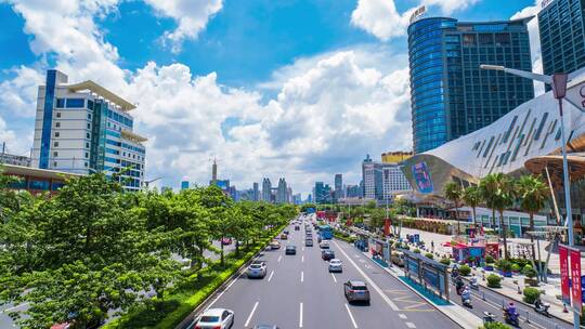 南宁民族大道街景