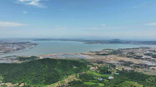 白荡湖枞阳湖泊民池 枞阳白荡湖航拍