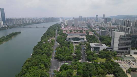 航拍柳州柳州城市建设