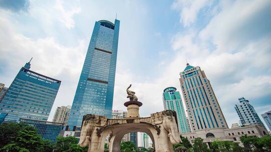 广西南宁城市风景风光地标合集