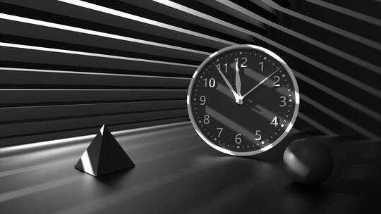时间钟表光阴流逝创意空镜