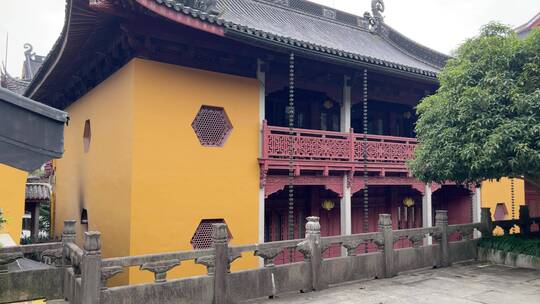 4k 佛教寺庙古建筑特写