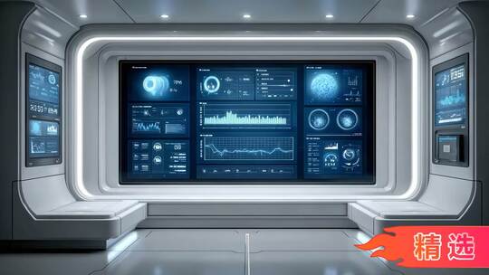 数据中心服务器云端算力未来科技智能控制