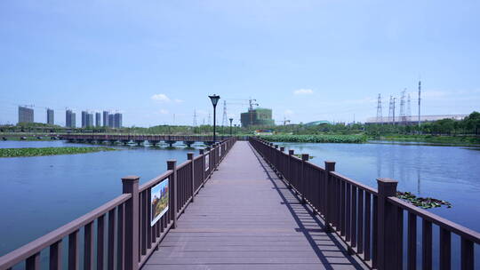 武汉杨春湖城市生态公园风景