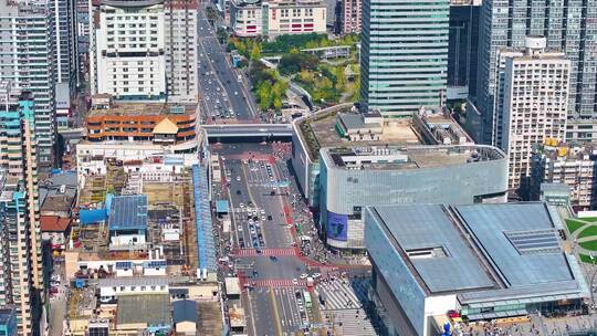 湖南长沙城市地标风景航拍风光美景