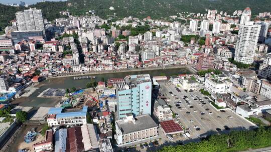 厦门沙坡尾航拍厦港码头建筑风光厦门老城区