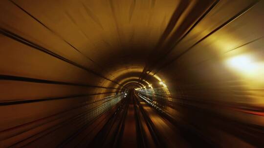 隧道内列车运行高速发展辉煌繁荣极速疾速